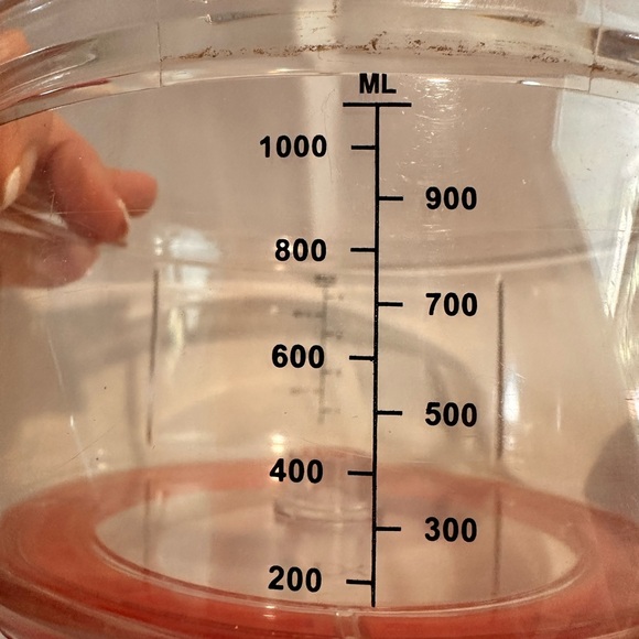 EUC Tupperware Red Quick Chef Food Processor Chopper Salad Spinner Whisk 4 cup - Picture 6 of 12